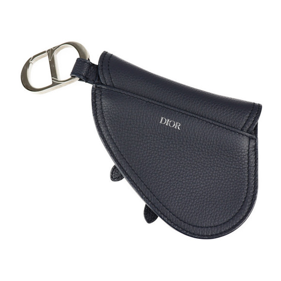 Dior Case Saddle Coin Pouch Dark Navy - Picture 1 of 7